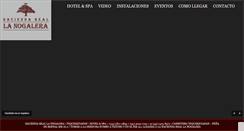 Desktop Screenshot of haciendareallanogalera.com
